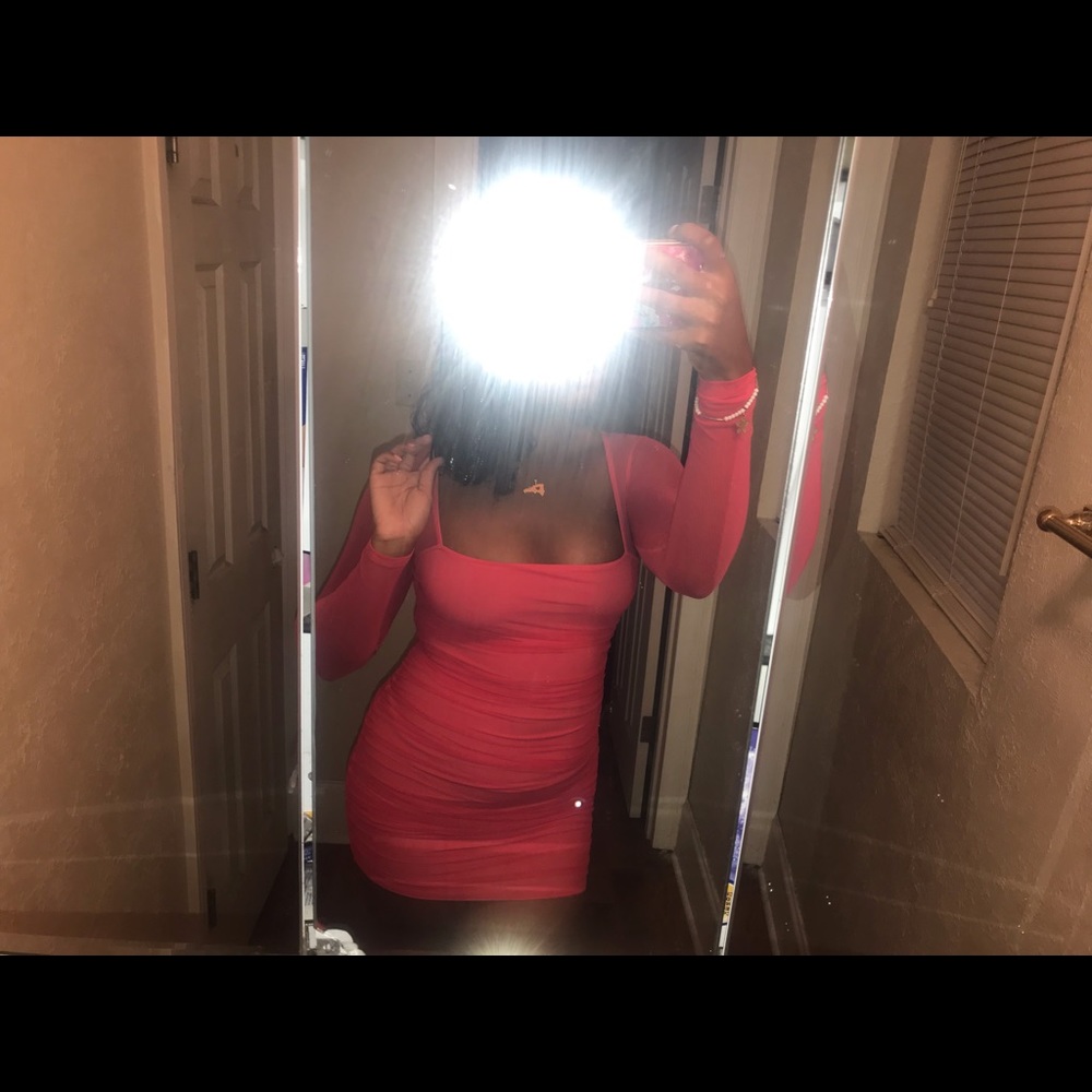 Pink Fashion nova dress